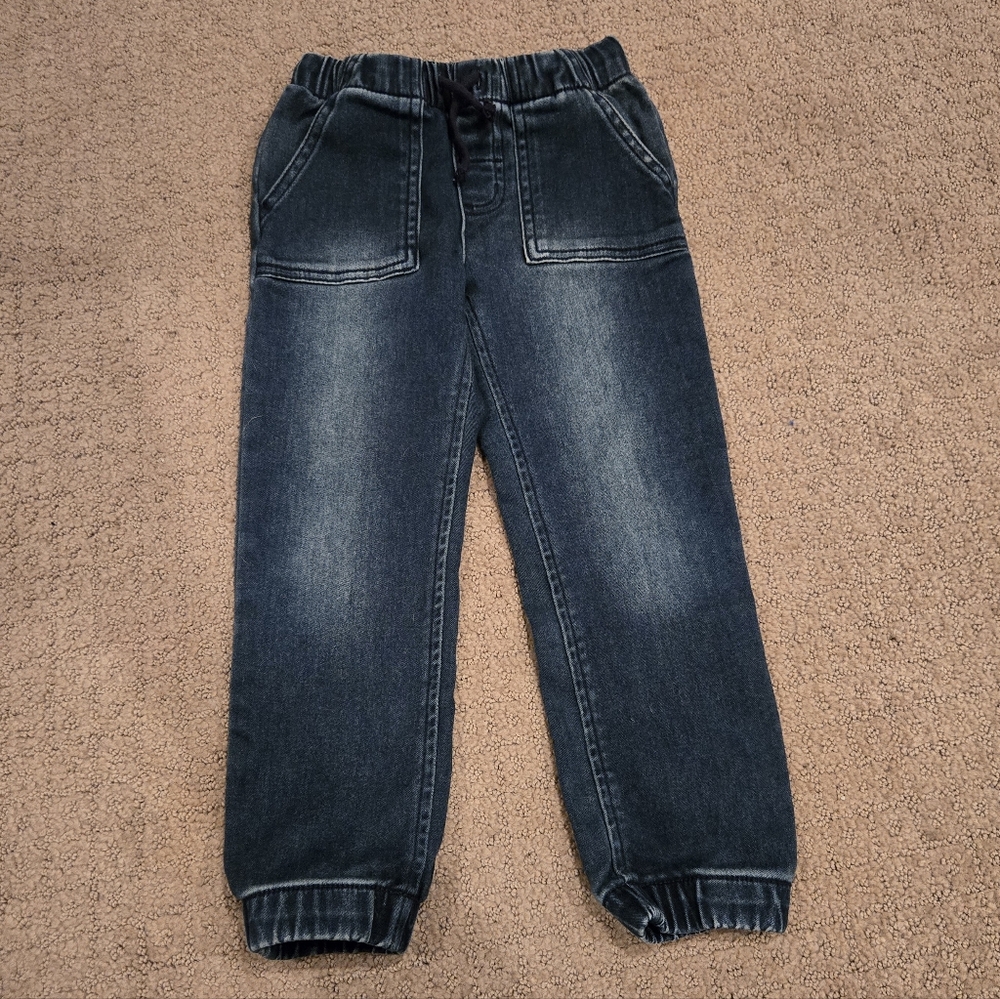 Cat & Jack Kids Denim Joggers - Dark Blue